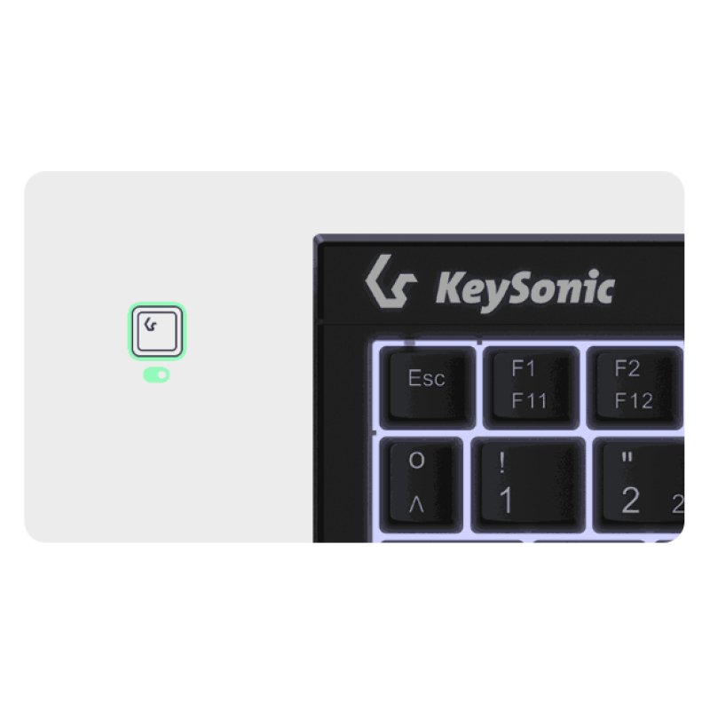 KeySonic TAS KSK-3211ELU (DE) Super-Mini Touchpad schwarz