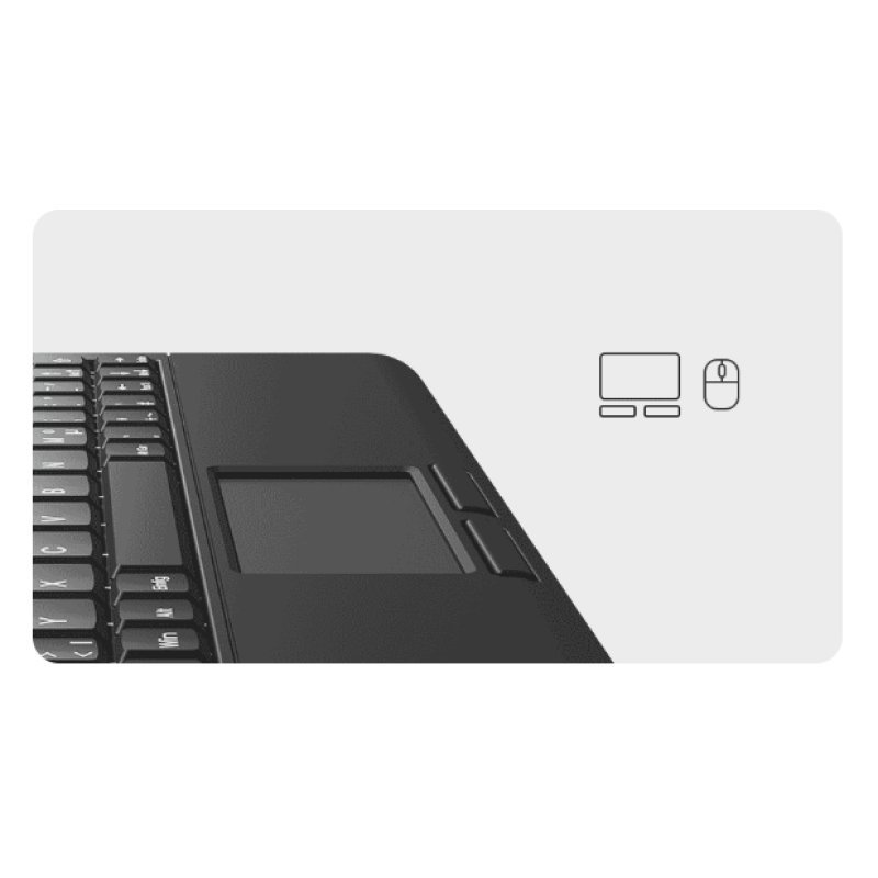 KeySonic TAS KSK-3211ELU (DE) Super-Mini Touchpad schwarz