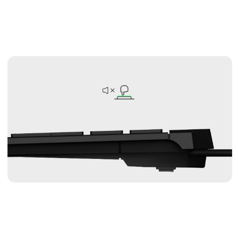 KeySonic KSK-5210ELU (DE) keyboard Home USB QWERTZ German Black