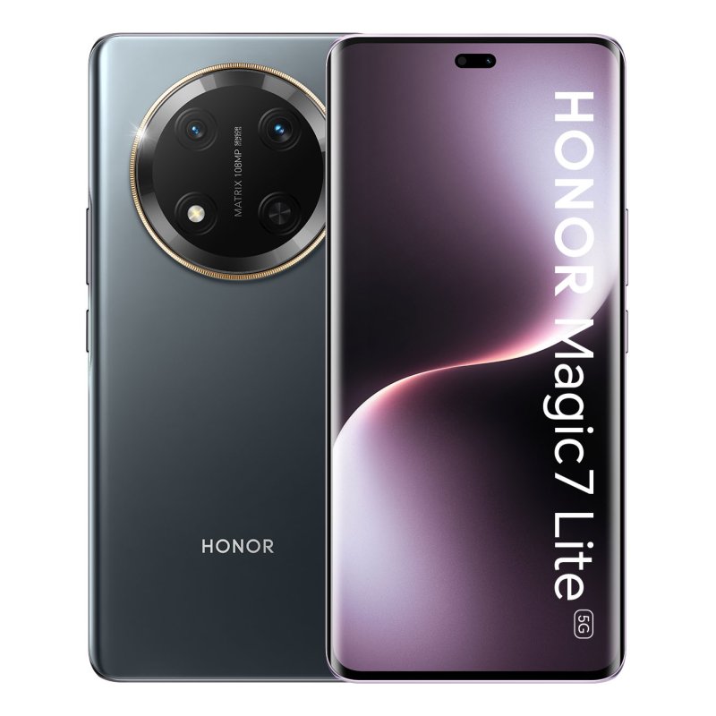 Honor Magic7 Lite 17,2 cm (6.78") Double SIM Android 14 5G USB Type-C 8 Go 256 Go 6600 mAh Noir, Titane
