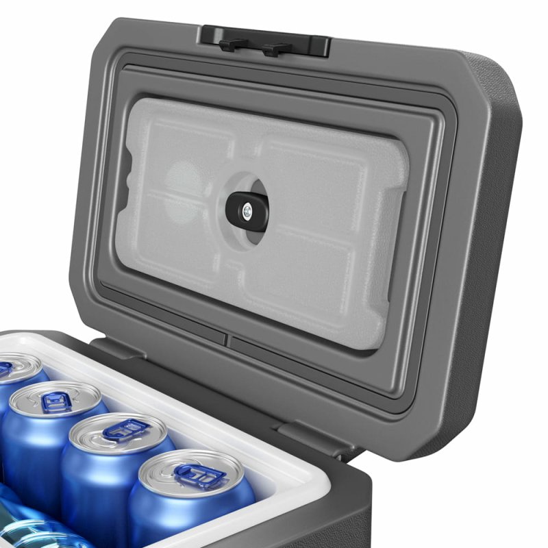 Yolco ET8 CRABON réfrigérateur Mobile (placement) 9 L Gris