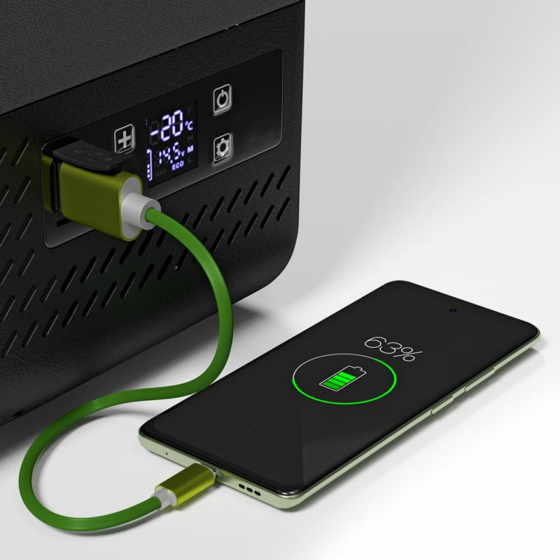 PRZENOŚNA LODÓWKA KOMPRESOROWA YOLCO ET8 CARBON