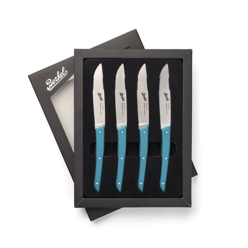 Berkel Steakmesser-Set 4-tlg. Color blu petrolio