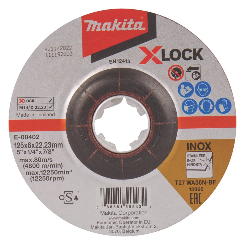 Makita E-00402 angle grinder accessory Grinding disc