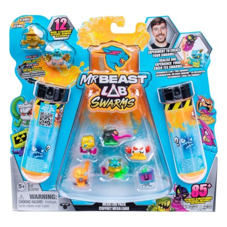 Mr. Beast Lab Swarms assortiment pack 12 figurines Mega Lab 3 3 cm (4)