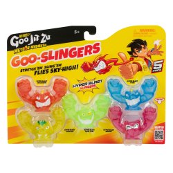 Heroes of Goo Jit Zu Meteor Madness pack 5 figurines extensible Goo Slingers Hyper Blast Slingers 5 cm