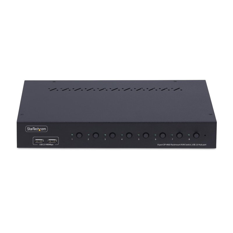 KVM StarTech 8-Port DisplayPort KVM Switch, 1U