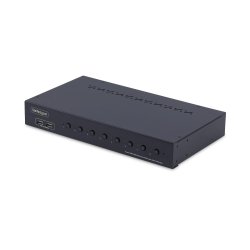 StarTech.com Commutateur KVM HDMI 8 Ports avec Kit de Montage en Rack 1U, HDMI 2.0 4K 60Hz, Commutation par