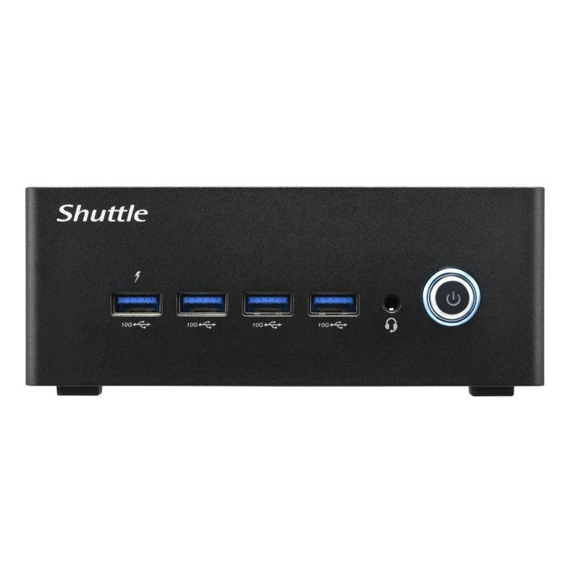 Shuttle Nano PC NT10H5, Intel Core Ultra 5 125H, Intel Arc graphics, 2xHDMI, 2xUSB 4.0 (DP), 2x2.5Gbit LAN, VESA, 24/7
