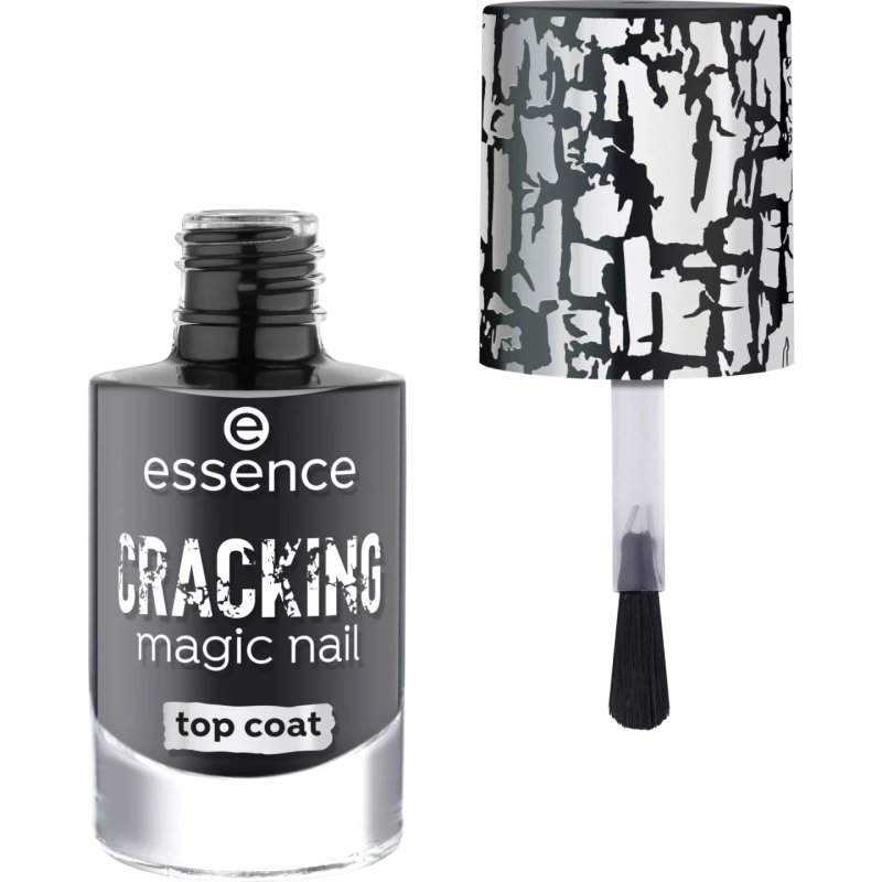 Essence CRACKING magic vernis à ongles top coat 8 ml Noir