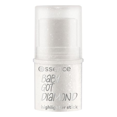 Essence Baby Got Diamond Highlighter Stick Silver Shiny Radiant