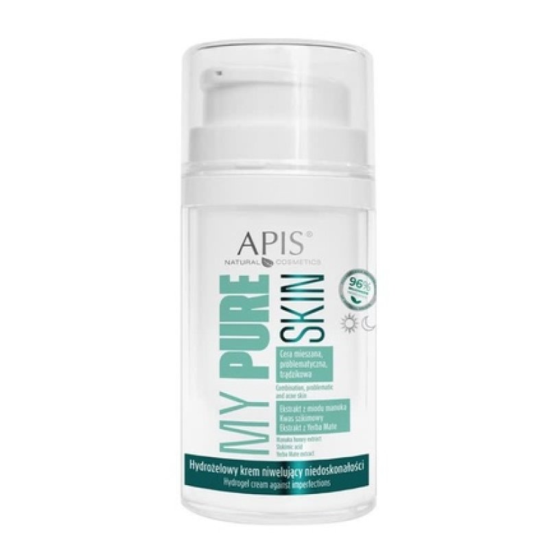 Apismy Pure Skin Hydrogel Cream Reducing Imperfections 50ml