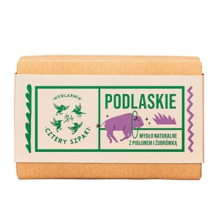 Mydlarnia Cztery Szpaki Natural Soap Bar Podlaskie 110g