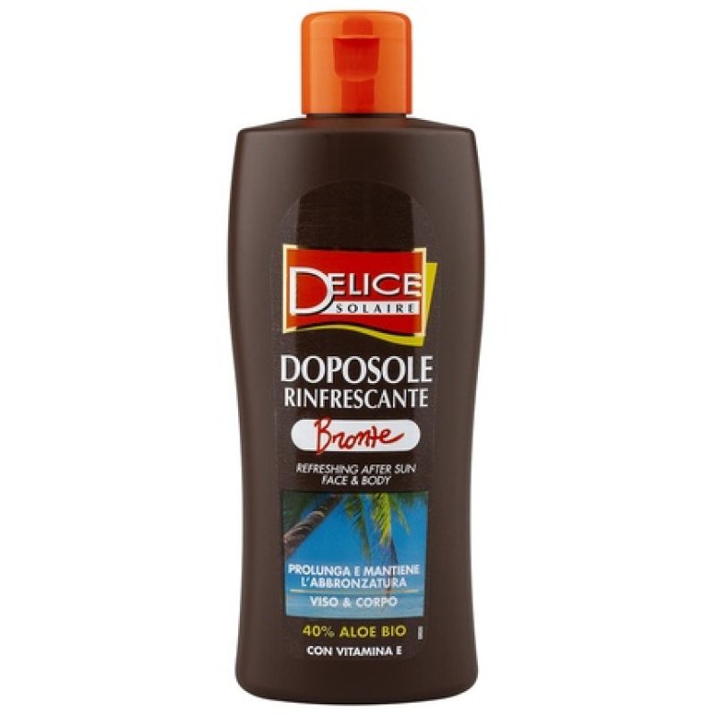 Delice Solaire Refreshing Bronze with Aloe Vera and Vitamin E Extended Tan Light Texture Non-Greasy Dermatologically