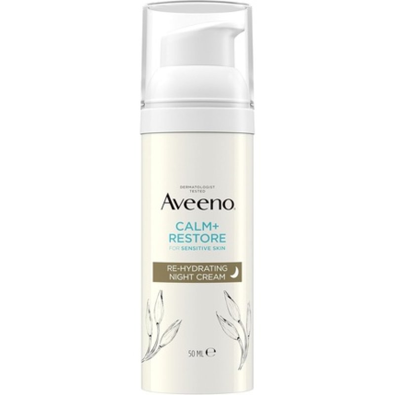 Aveeno Calm Restore Re-Hydrating Night Cream - Intensely Nourishes