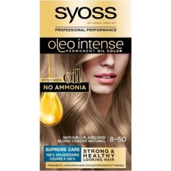 Syoss Color Oleo Intense 8-50 Natural Ash Blonde Hair Dye