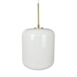 Dyberg-Larsen - Silvia D25 Pendant Light - Opal/Brass