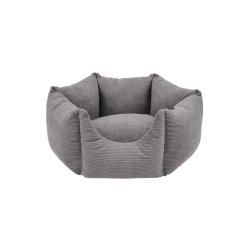 Nordic paws - Dogbed ComfyHex - Anthracite - Small 55 x 55 x 24 cm