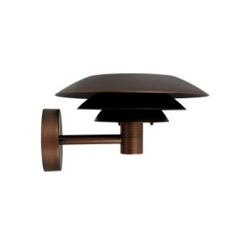 Dyberg-Larsen - DL25 Outdoor Wall Light - Antique Brushed Copper