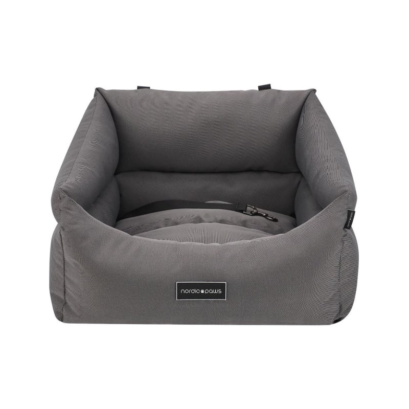Nordic paws - Berta Carseat - Grey - 50 x 45 x 30 cm