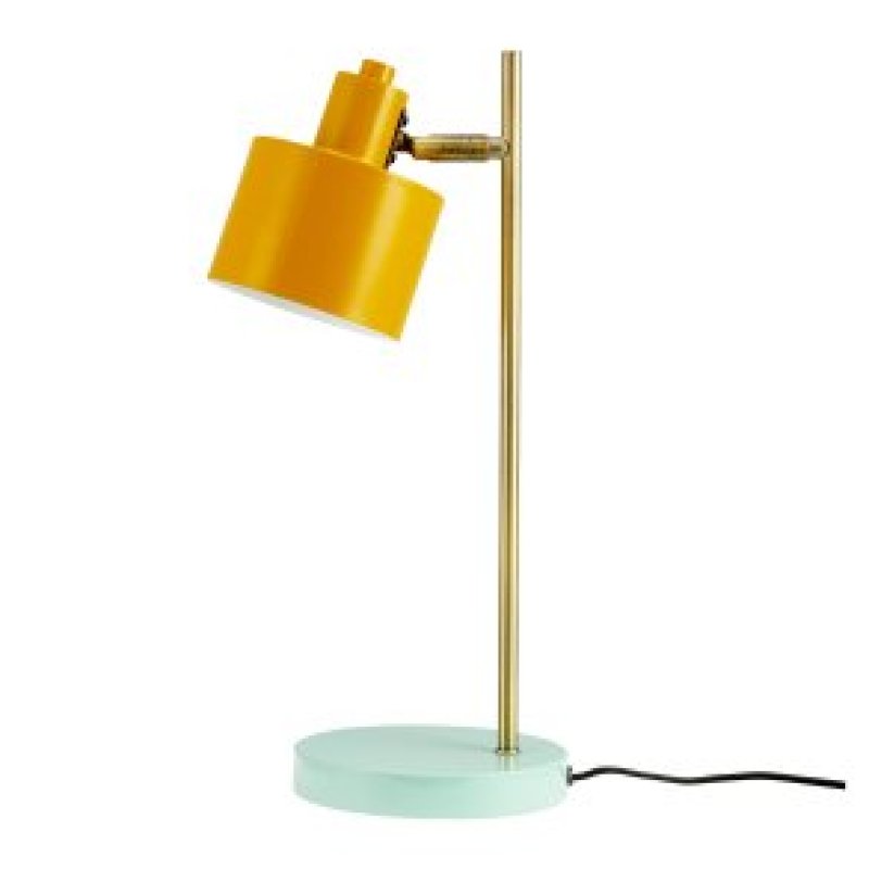 Dyberg-Larsen - Ocean Table Lamp - Curry, Brass, Turquoise