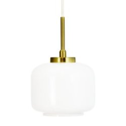 Dyberg-Larsen - Arp D15 Pendant Light - Opal/Brass