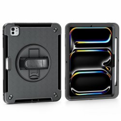 4smarts RuggedCaseGRIP f. Apple iPad Pro 11" (M4.2024).schwarz