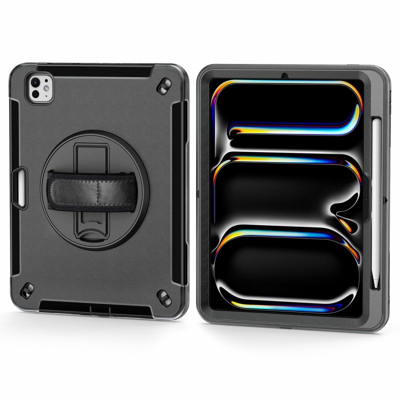 4smarts RuggedCaseGRIP f. Apple iPad Pro 11" (M4.2024).schwarz
