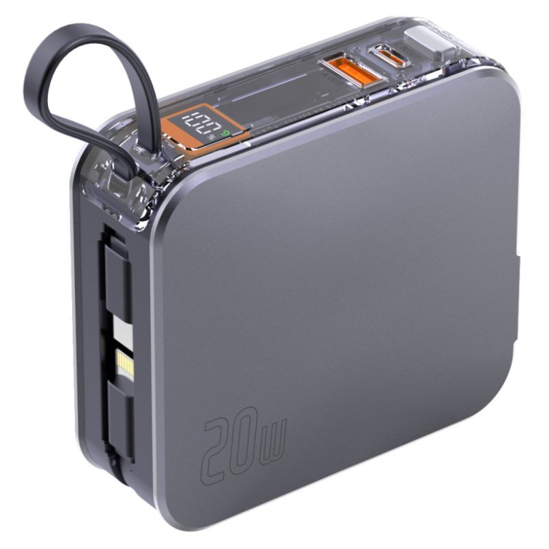 4smarts 3in1 Hybrid Charger Lucid. Powerbank inkl. Kabeln