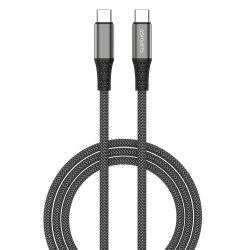 4smarts USB-C auf USB-C Kabel PremiumCord 100W 1.5m. schwarz