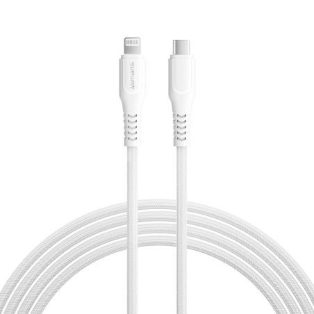 4smarts 465592 lightning cable 1.5 m Silver, White