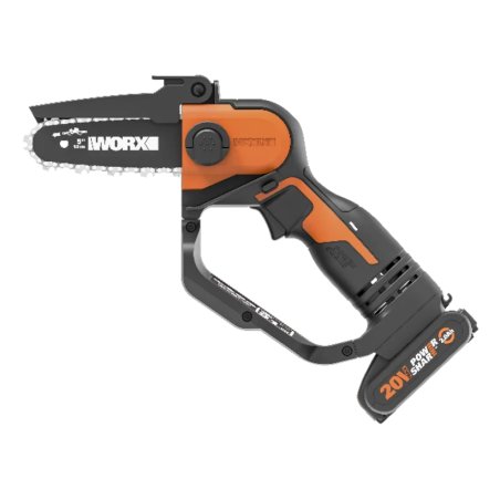Compact Chainsaw Cordless 20V with Batterypack and Charger (WG324E)