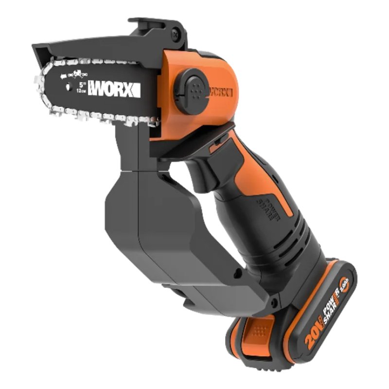Compact Chainsaw Cordless 20V with Batterypack and Charger (WG324E)
