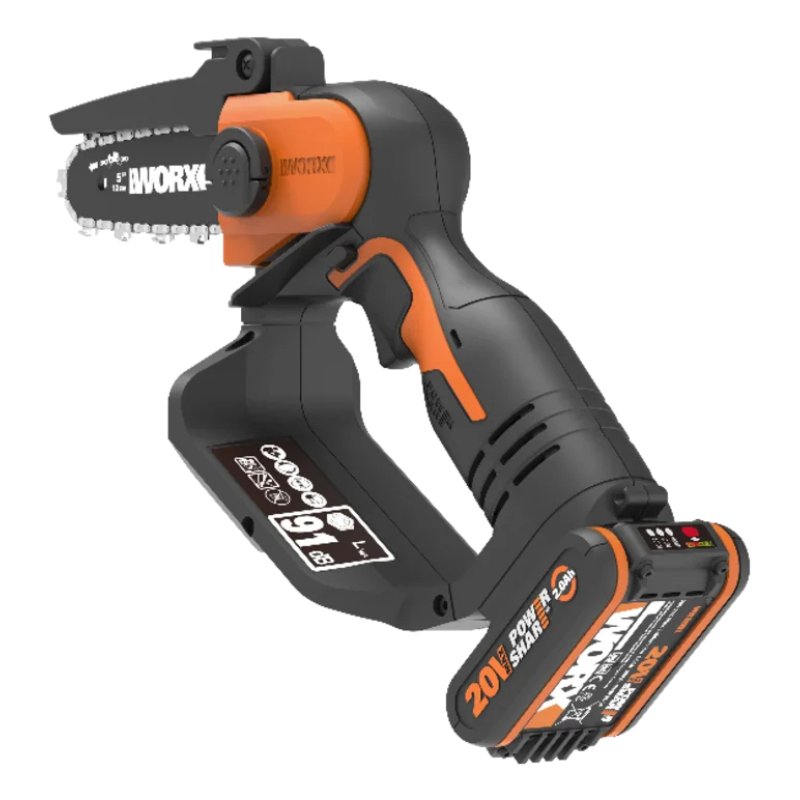 WORX WG324E chainsaw Black, Orange