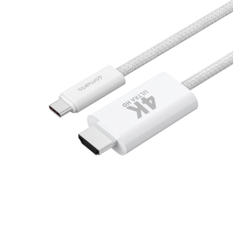 4smarts 540955 câble HDMI 2 m USB C HDMI Type A (Standard) Blanc