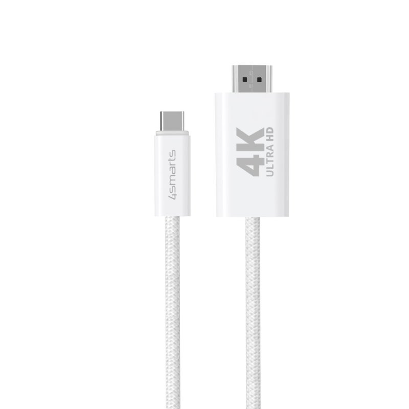 4smarts 540955 câble HDMI 2 m USB C HDMI Type A (Standard) Blanc