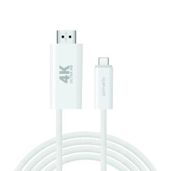 4smarts 540957 câble HDMI 2 m USB C HDMI Type A (Standard) Blanc