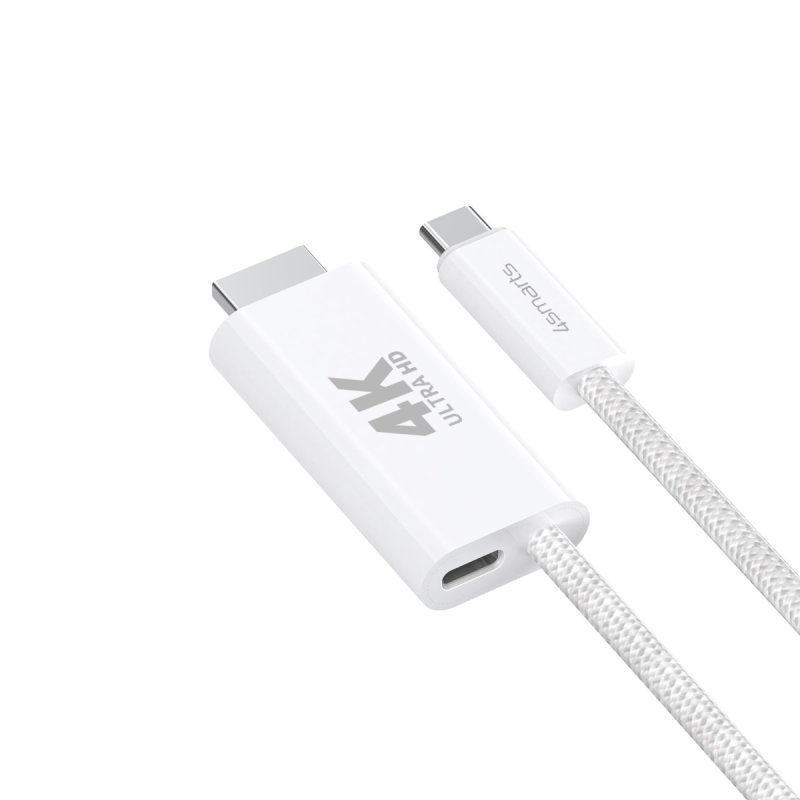 4smarts USB-C auf HDMI Kabel PD 2m. wei