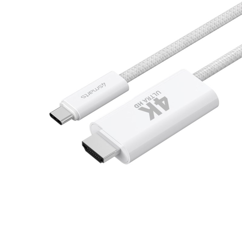 4smarts 540957 câble HDMI 2 m USB C HDMI Type A (Standard) Blanc