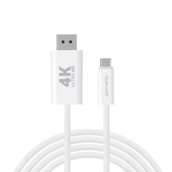 4smarts USB-C auf Display Port Kabel 2m. wei