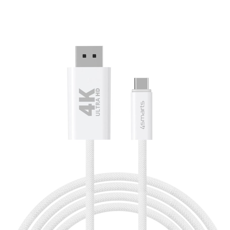 4smarts 540958 câble DisplayPort 2 m USB C Blanc