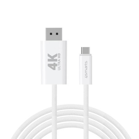 4smarts 540958 DisplayPort cable 2 m USB C White