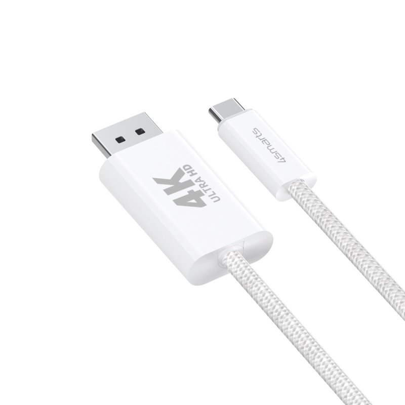 4smarts USB-C auf Display Port Kabel 2m. wei