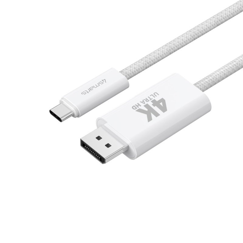 4smarts 540958 câble DisplayPort 2 m USB C Blanc