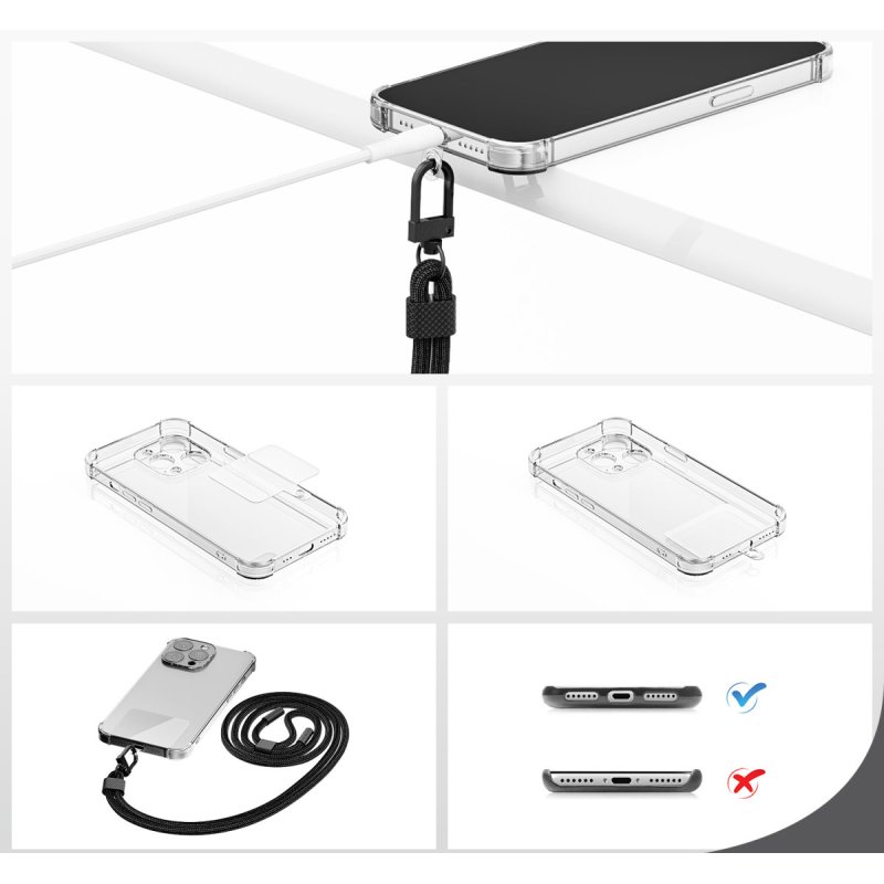 4smarts Universal Necklace PhonoLace. schwarz