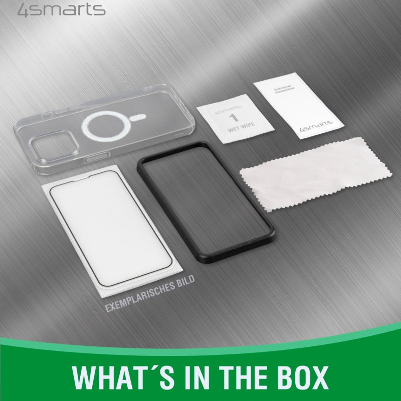 4smarts 496254 mobile phone case 11.9 cm (4.7") Cover Black, Transparent