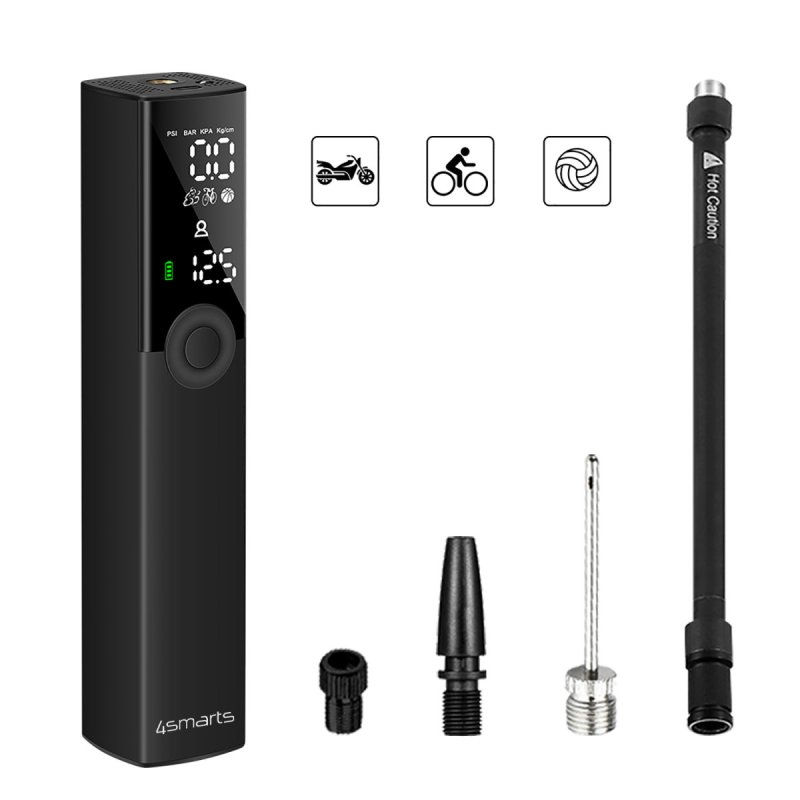 4smarts Elektrische Mini-Luftpumpe VoltPump. universal