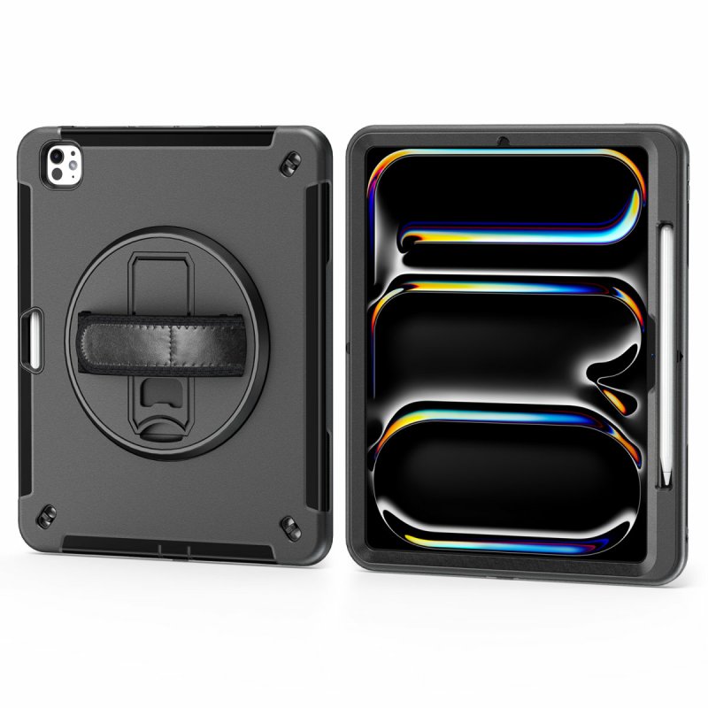 4smarts RuggedCaseGRIP f. Apple iPad Pro 13" (M4.2024).schwarz