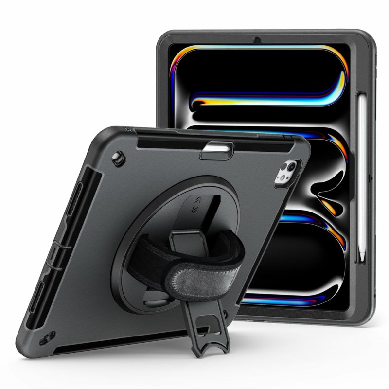 4smarts RuggedCaseGRIP f. Apple iPad Pro 13" (M4.2024).schwarz