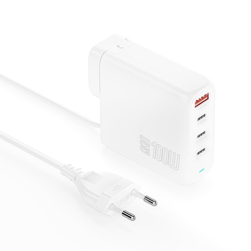 4smarts Ladegert GaN Flex Pro 100W 3 USB-C 1 USB-A. Travel